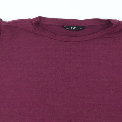 F&F Womens Purple   Pullover Jumper Size 16