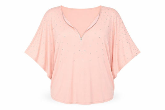 Womens UK Size S BLUE VANILLA Pink Pullover Jumper