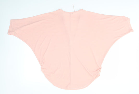 Womens UK Size S BLUE VANILLA Pink Pullover Jumper
