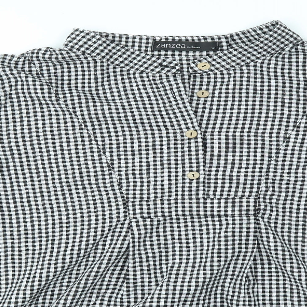 Womens UK Size XL Zanzea Multicoloured Basic Blouse