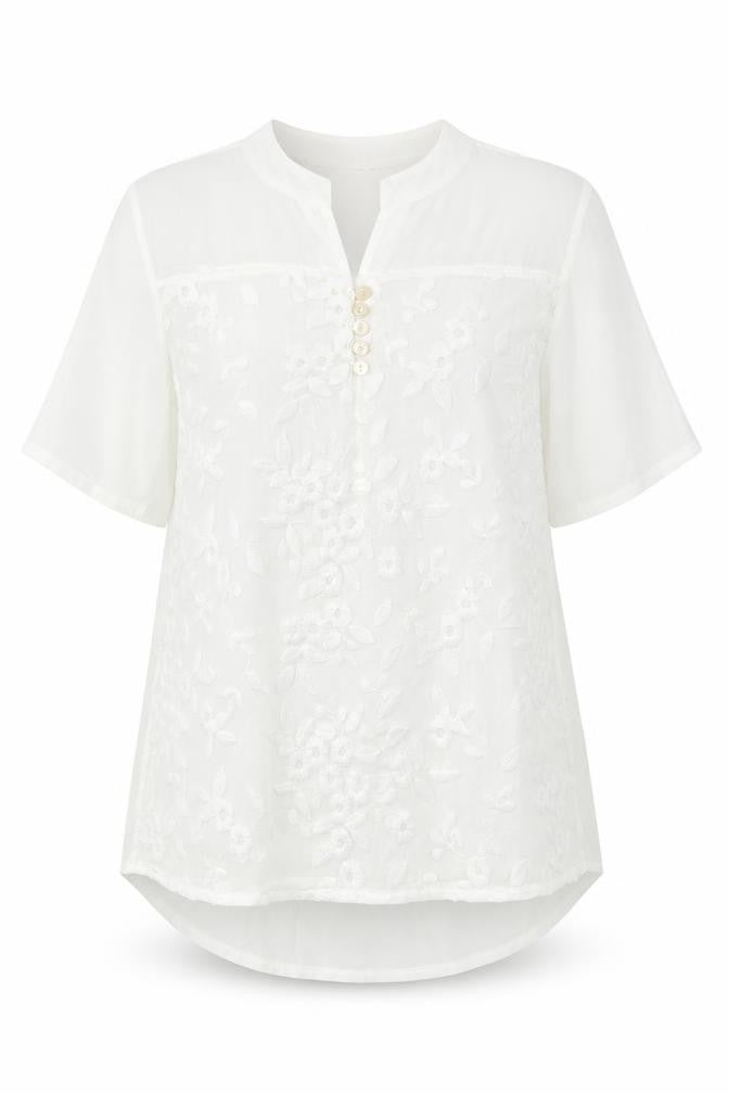 Womens UK Size L Preworn White Basic Blouse