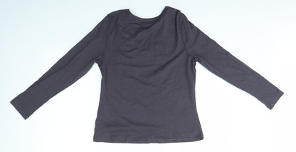 Debenhams Womens Grey   Top Pyjama Top Size 12