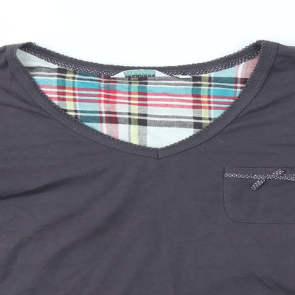 Debenhams Womens Grey   Top Pyjama Top Size 12