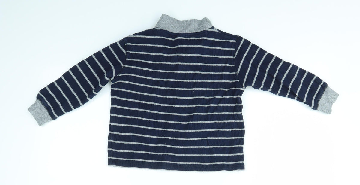 Next Boys Multicoloured Striped  Pullover Sweatshirt Size 5 Years