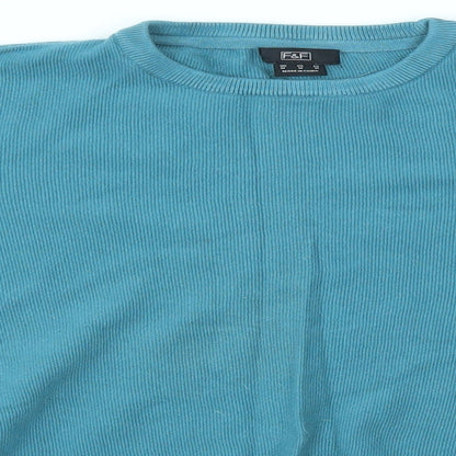 F&F Womens Green   Pullover Jumper Size M