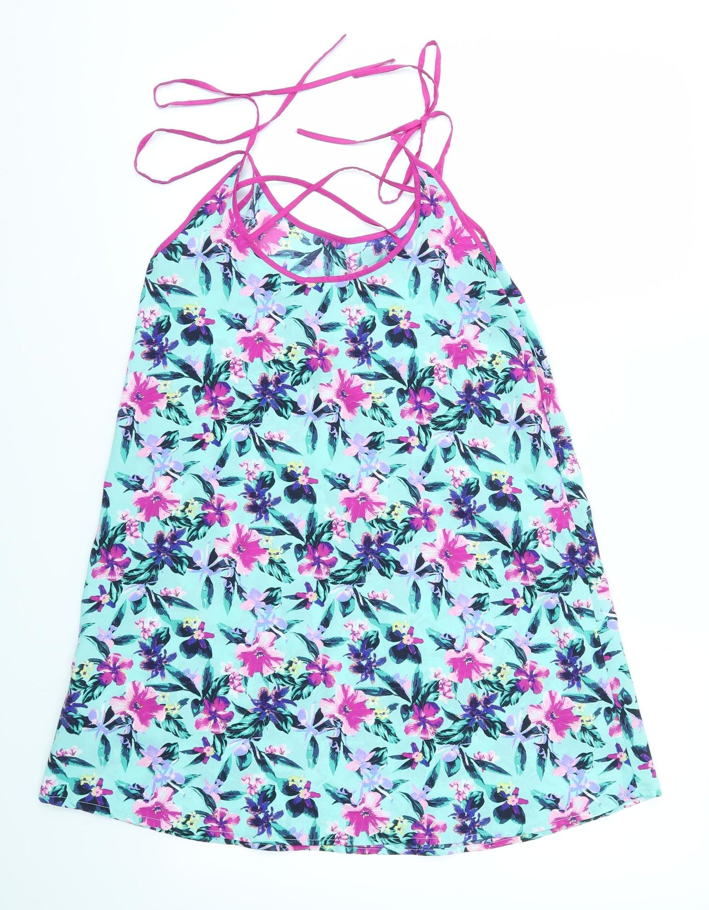 Primark Womens Multicoloured Floral  Tank Dress  Size S