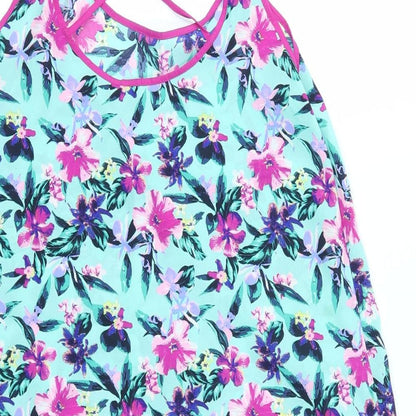 Primark Womens Multicoloured Floral  Tank Dress  Size S