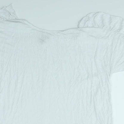 Womens UK Size 16 ASOS White Basic T-Shirt