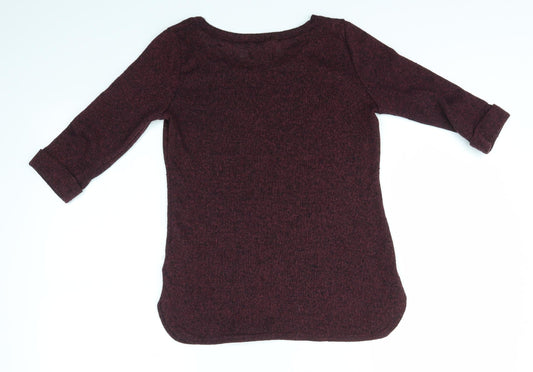 Womens UK Size 8 New Look Purple Pullover Jumper