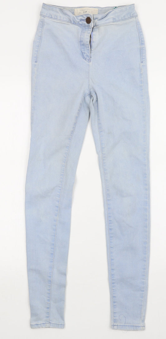 Matalan Womens Blue   Skinny Jeans Size 8 L28 in