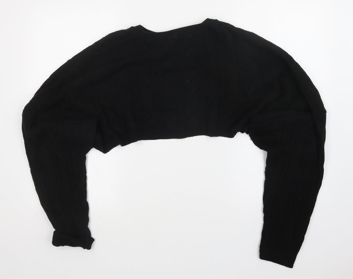 Womens UK Size S PRETTYLITTLETHING Black Pullover Jumper