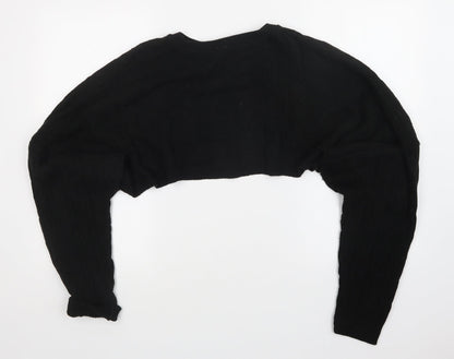 Womens UK Size S PRETTYLITTLETHING Black Pullover Jumper
