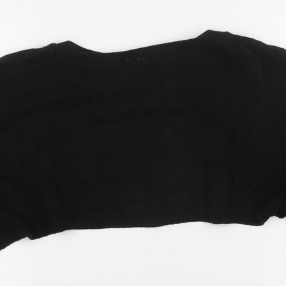 Womens UK Size S PRETTYLITTLETHING Black Pullover Jumper