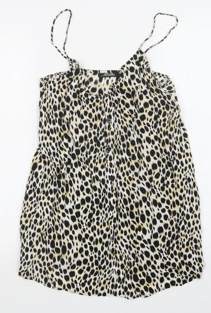 Womens UK Size S Motel Multicoloured Basic Tank
