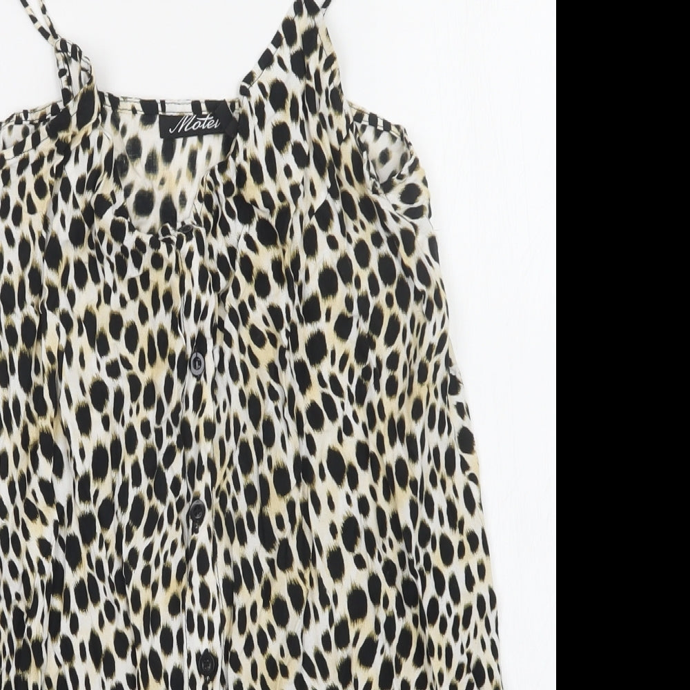 Womens UK Size S Motel Multicoloured Basic Tank