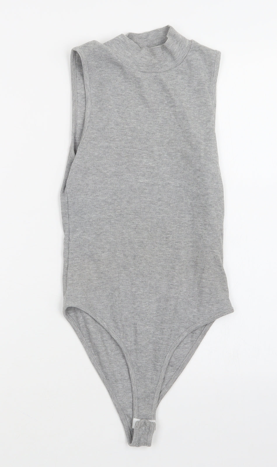 NEW LOOK  Womens Grey   Bodysuit One-Piece Size 8
