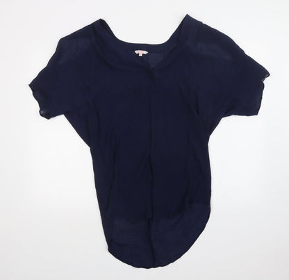 Papaya Womens Blue   Basic Blouse Size M