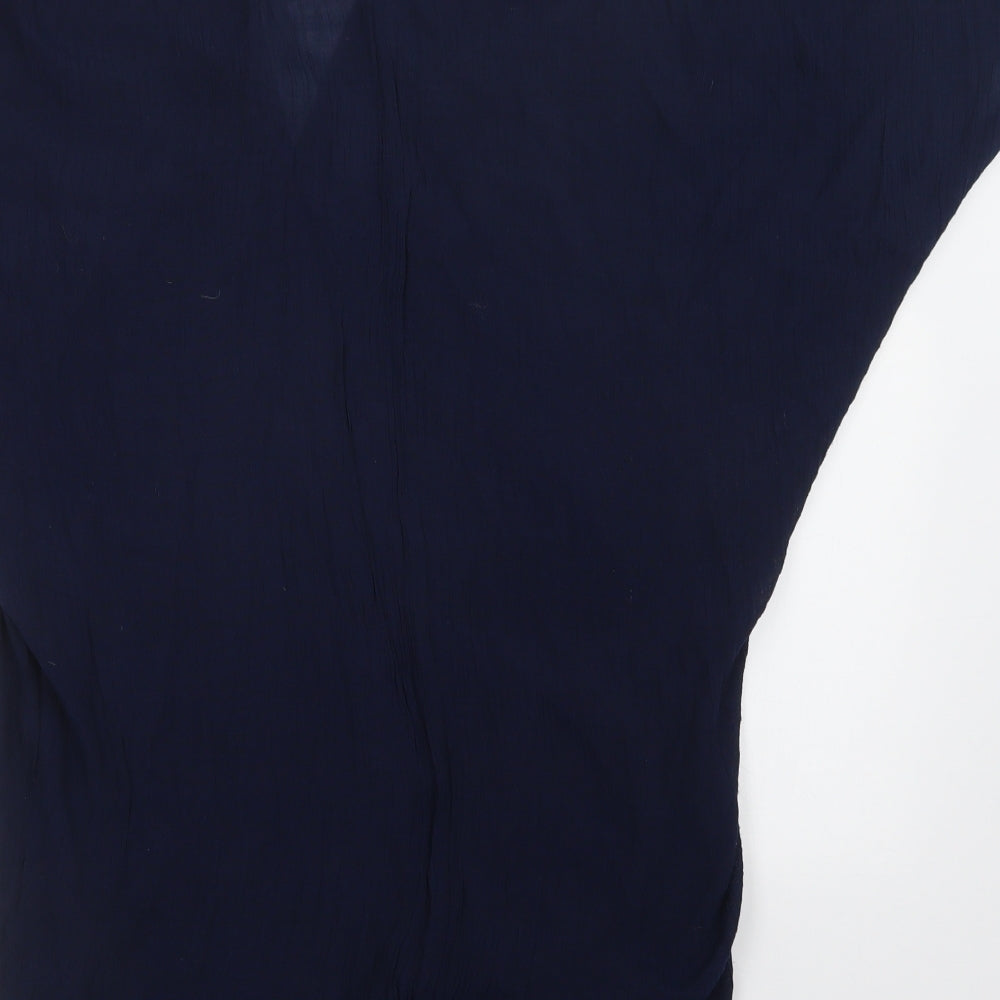 Papaya Womens Blue   Basic Blouse Size M