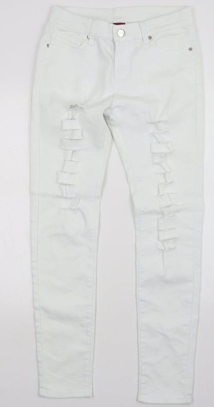 T&Y Womens White   Skinny Jeans Size 30 in L30 in