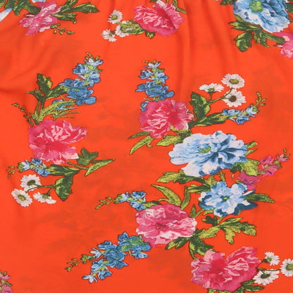 Womens UK Size 10 New Look Orange Basic Blouse