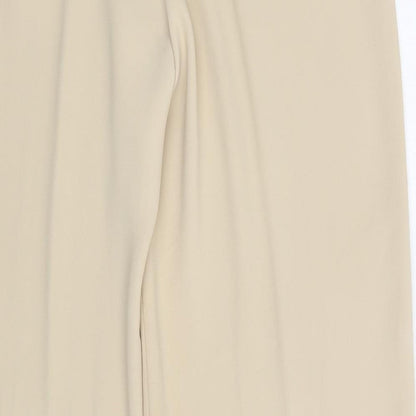 Wish Womens Beige   Trousers  Size 14 L32 in
