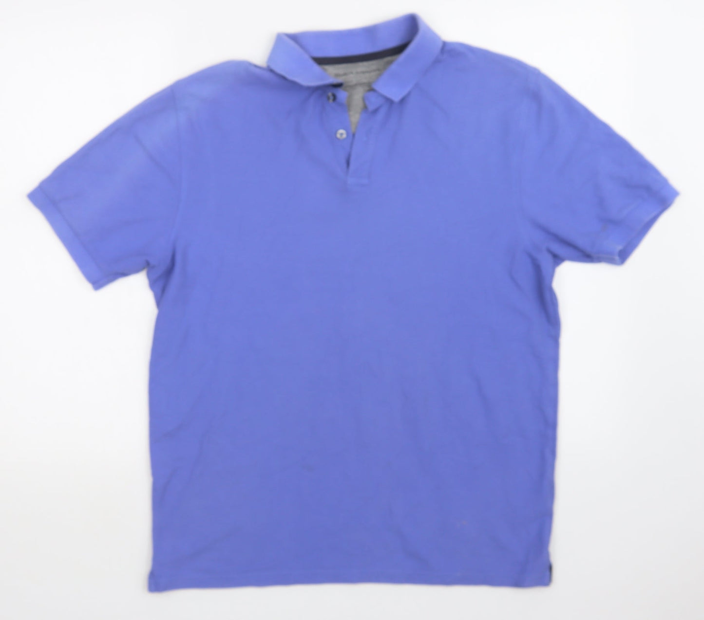 MODERN ESSENTIALS Mens Blue    Polo Size M