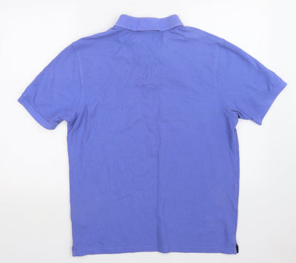 MODERN ESSENTIALS Mens Blue    Polo Size M