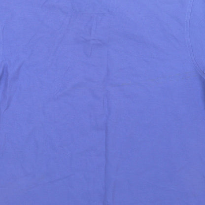 MODERN ESSENTIALS Mens Blue    Polo Size M