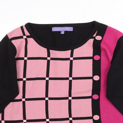 Autonomy Womens Multicoloured  Knit Pullover Jumper Size S