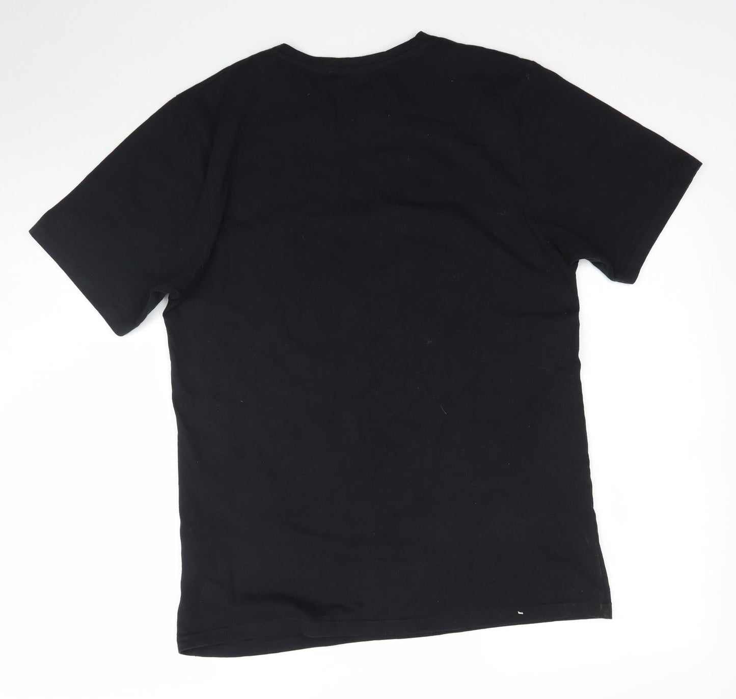 Star Mens Black    T-Shirt Size M  - Christmas Turkey