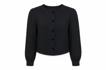 howard showers Womens Black   Basic Blouse Size 10