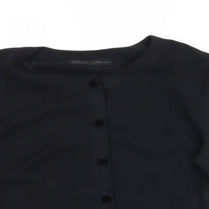 howard showers Womens Black   Basic Blouse Size 10