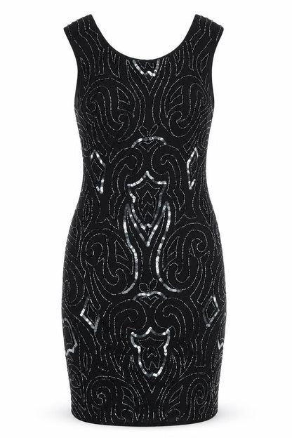 Lace & Beads Womens Black   Bodycon  Size S