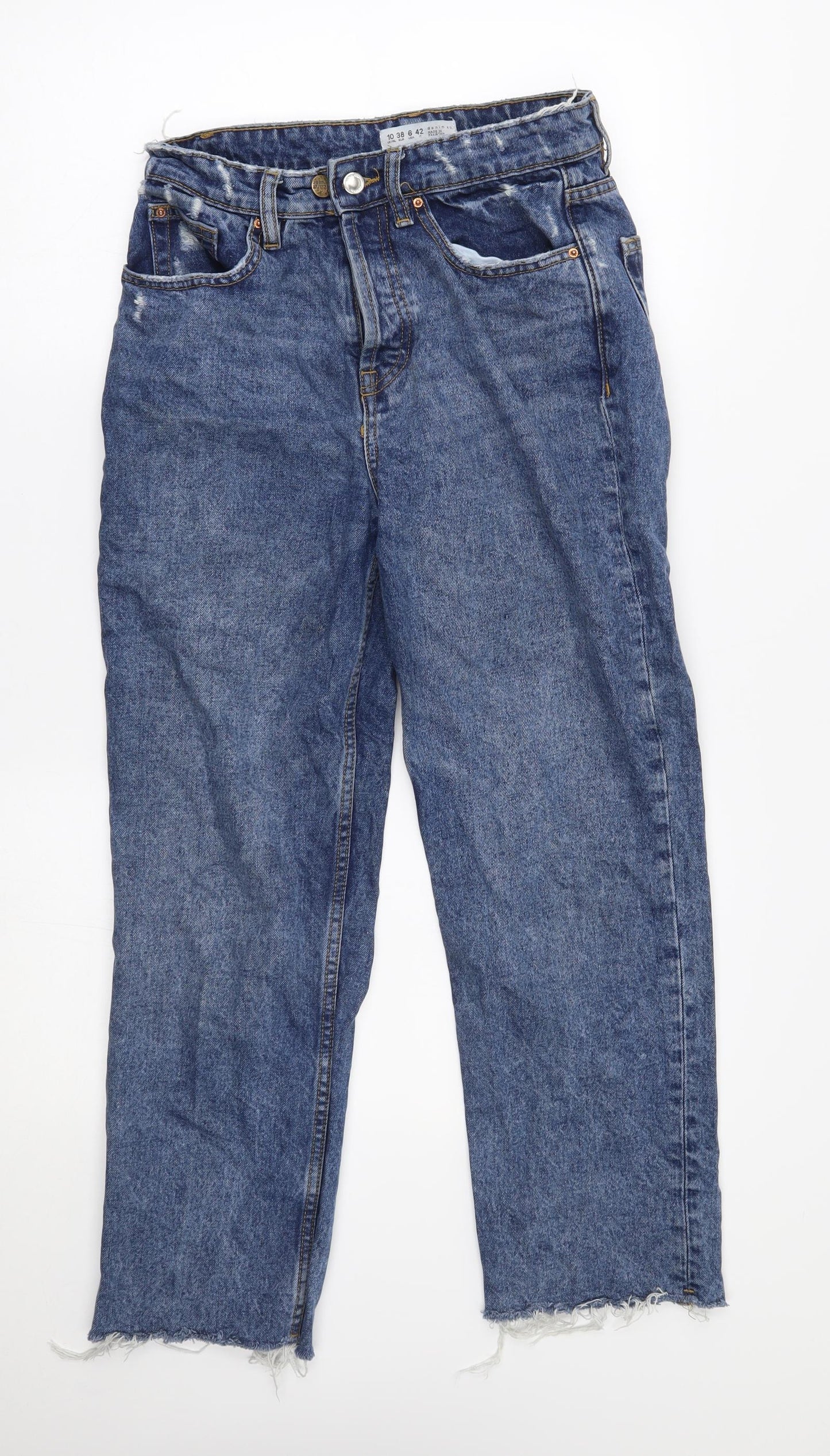 denim co Womens Blue   Straight Jeans Size 10 L26 in -