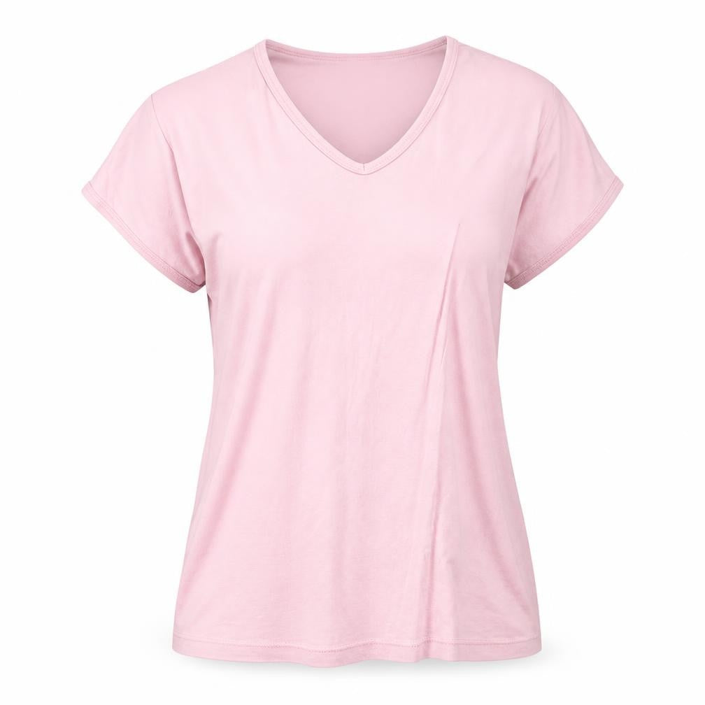 Womens UK Size XL Bella Pink Basic T-Shirt