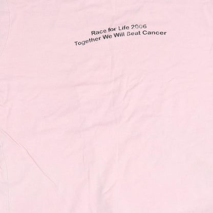 Womens UK Size XL Bella Pink Basic T-Shirt