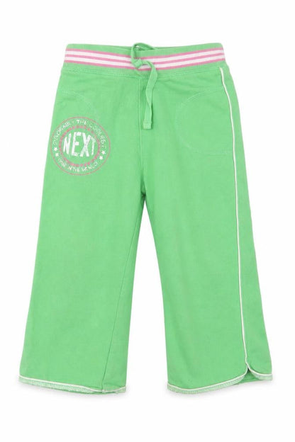 Front view of Next Baby Green Jogger Trousers, size 18-24, Months