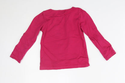 Cherokee Girls Pink   Basic T-Shirt Size 2-3 Years