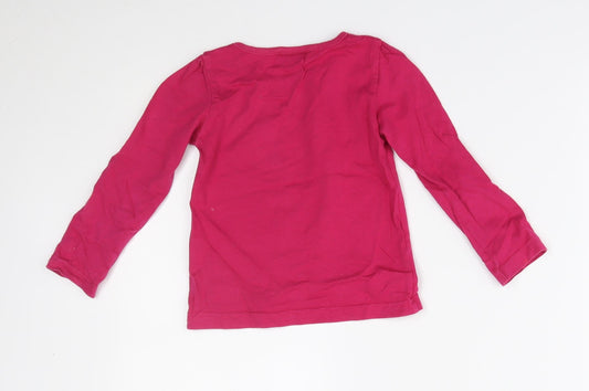Cherokee Girls Pink   Basic T-Shirt Size 2-3 Years