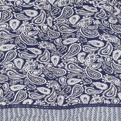 Nutmeg Girls Blue Paisley  Cardigan Jumper Size 12-13 Years