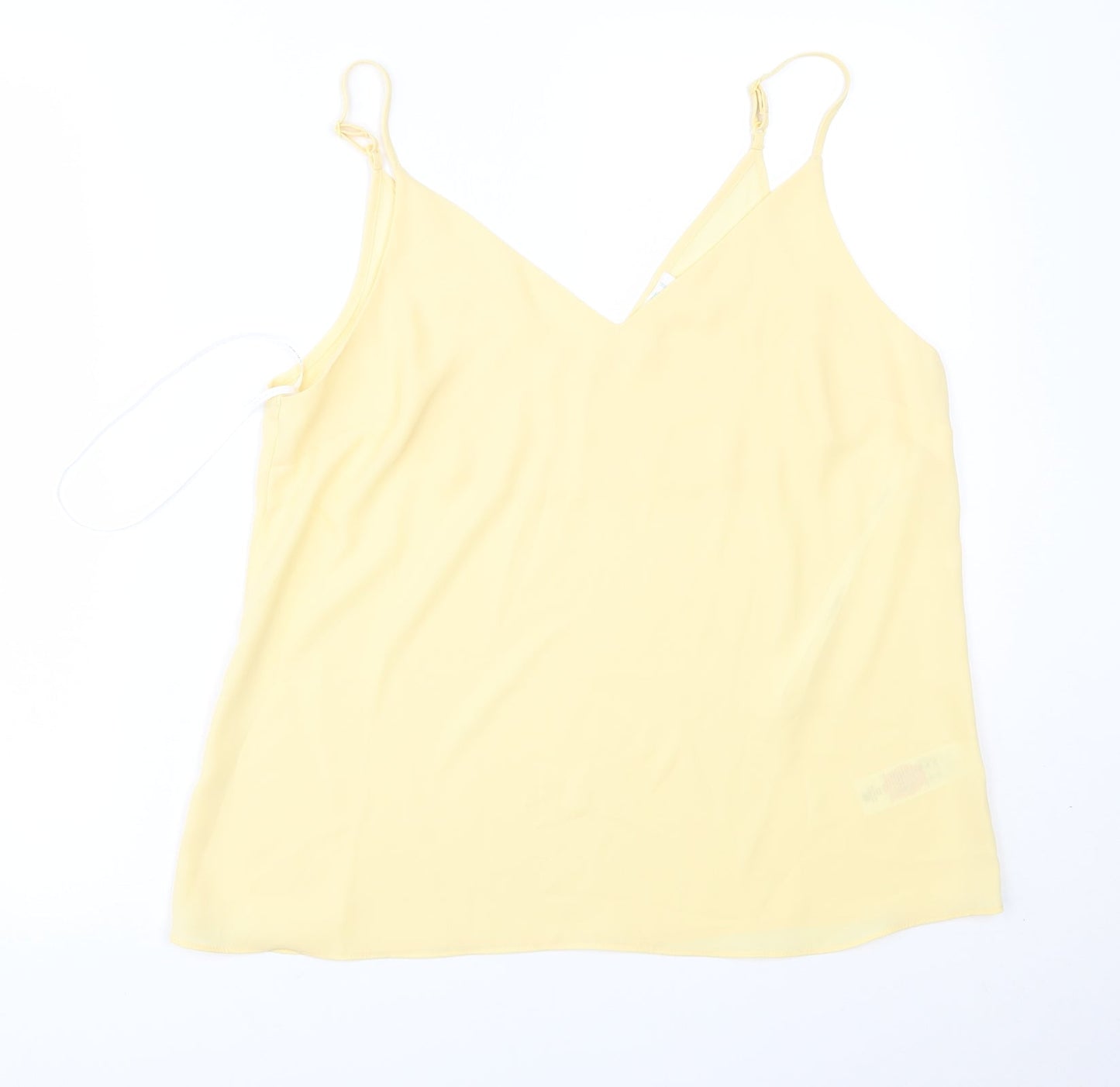 Primark Womens Yellow   Basic Tank Size 14