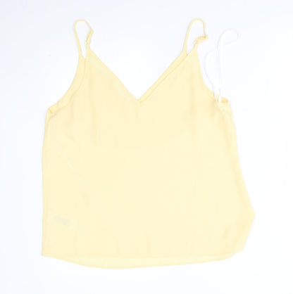 Primark Womens Yellow   Basic Tank Size 14