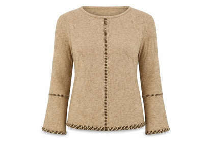 Klas Womens Brown   Pullover Jumper Size M