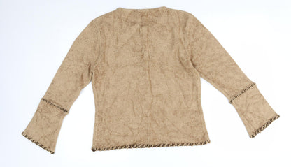 Klas Womens Brown   Pullover Jumper Size M