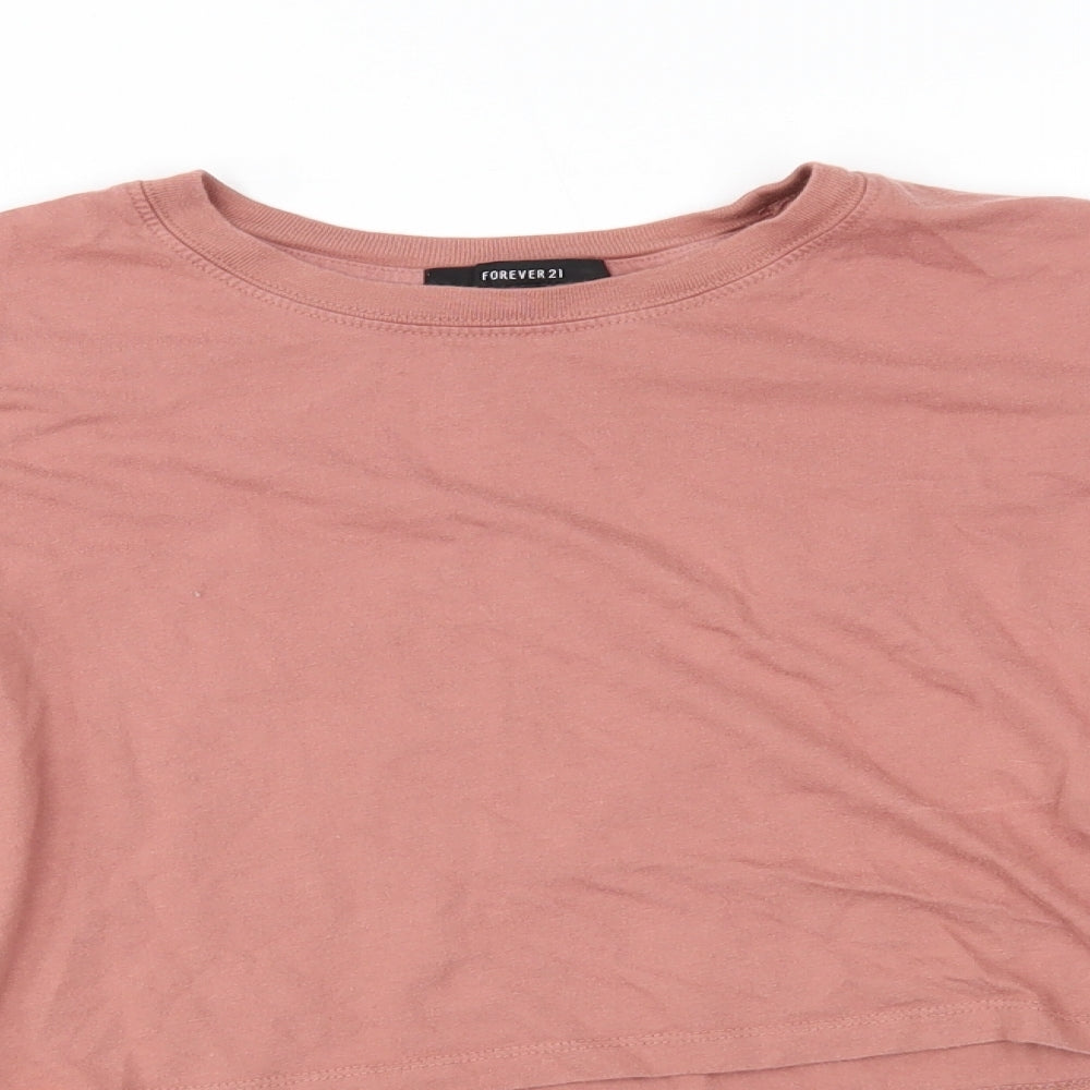 Forever21 Womens Pink   Basic T-Shirt Size S