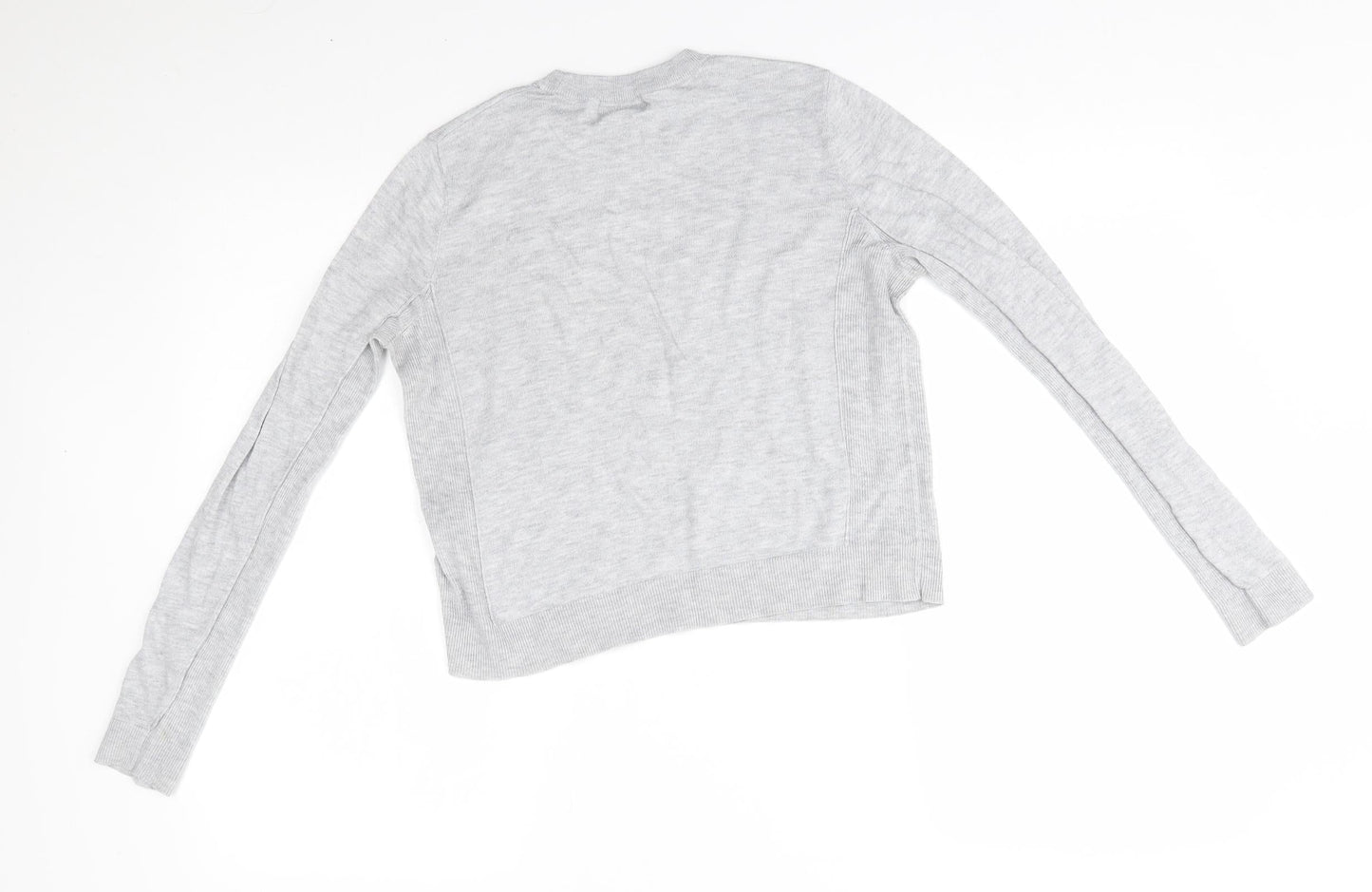 Womens UK Size 8 Topshop Grey Pullover Jumper