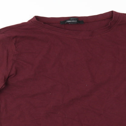 Forever21 Womens Red   Basic T-Shirt Size S