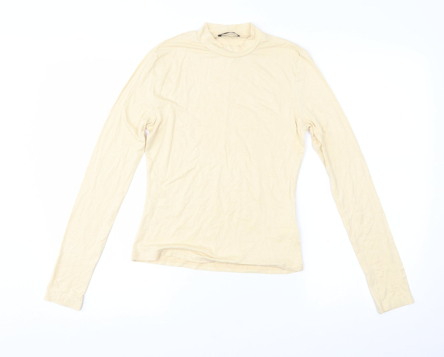 SheIn Womens Yellow   Basic T-Shirt Size S