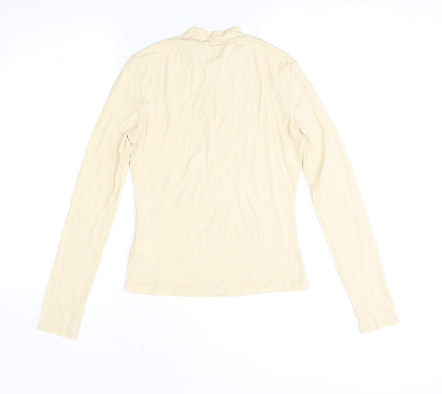 SheIn Womens Yellow   Basic T-Shirt Size S