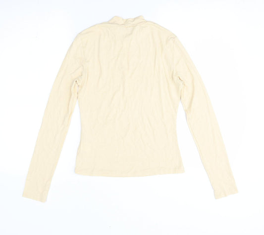 SheIn Womens Yellow   Basic T-Shirt Size S